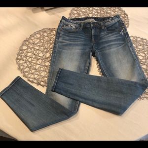 Vigoss Jagger skinny embroidered accent jeans